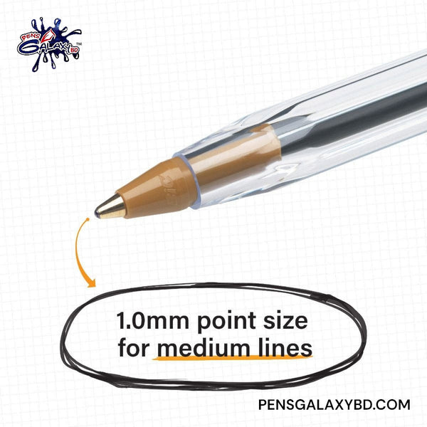 BIC Cristal Original Ballpoint Pen - Black - 1mm Point Size image