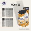 BIC Cristal Original Ballpoint Pen - Black - 20 Pieces Pack Image