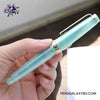 Jinhao 82 Fountain Pen - Lake Baikal Blue - Displaying The Pen