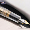 Jinhao 82 Fountain Pen - Transparent Clear - Close nib picture