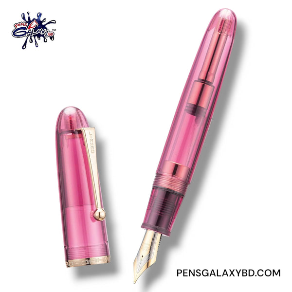 Jinhao 9019 Dadao Fountain Pen - Transparent Red