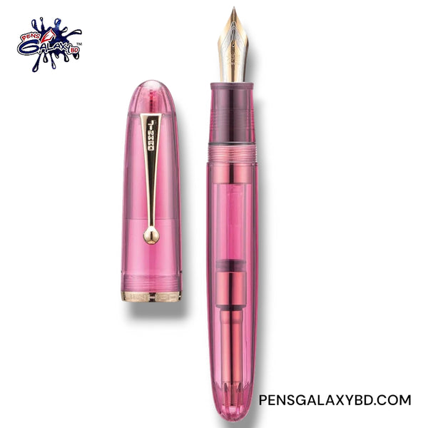 Jinhao 9019 Dadao Fountain Pen - Transparent Red
