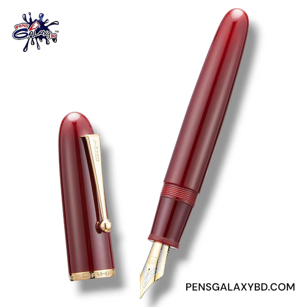 Jinhao 9019 Dadao Fountain Pen - Wine Red