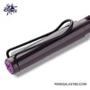 LAMY Safari Fountain Pen - Violet Blackberry (special edition) - Cap closeup image