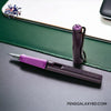 LAMY Safari Fountain Pen - Violet Blackberry (special edition) - On a Grey table