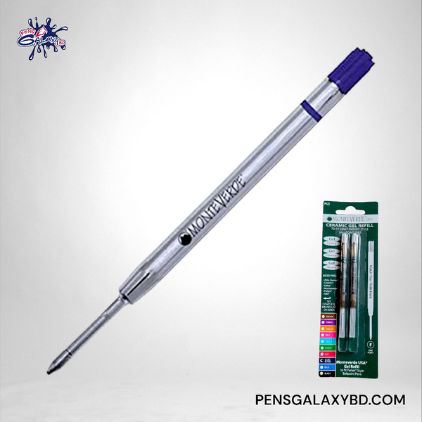 Monteverde USA Capless Ceramic Gel Refill To Fit Parker Pens - Pack of 2