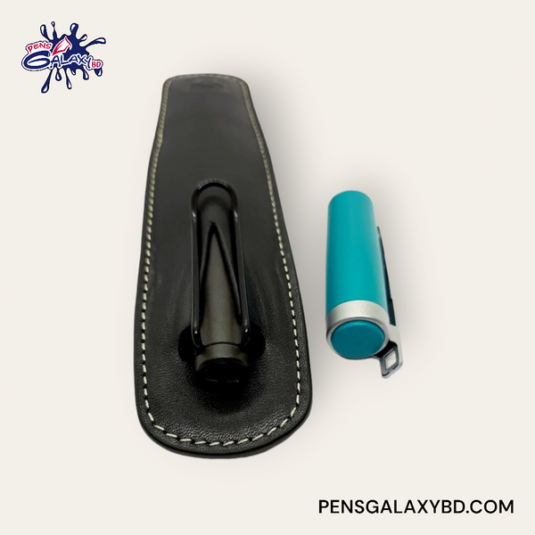 Leather Pen Pouch (Single) PGB Matt Black