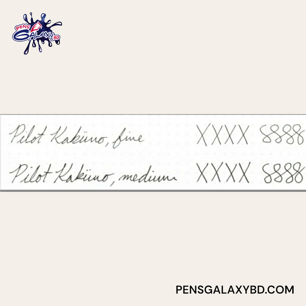 Pilot Kakuno Fountain Pen - Light Green - Writing sample image