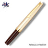 Pilot E95s Fountain Pen - Burgundy/Ivory - Top image