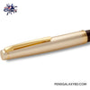 Pilot E95s Fountain Pen - Burgundy/Ivory - Cap detail image
