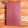 Leather Pen Case For Four Pens - Ruby Wine