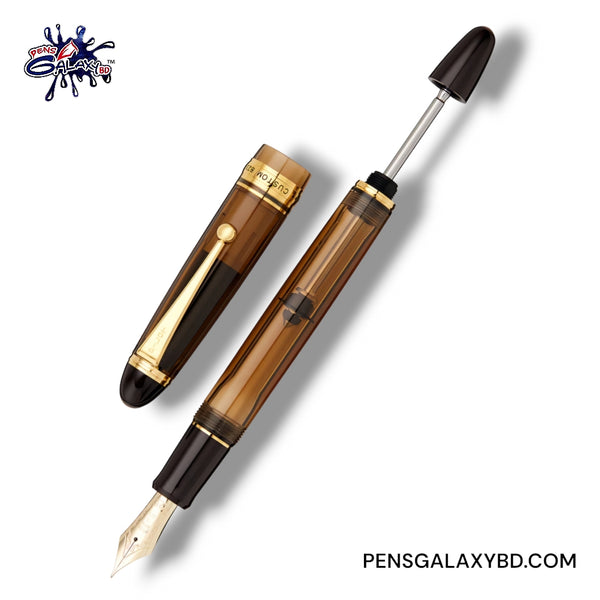 Pilot Custom 823 Fountain Pen in Amber - Piston Image