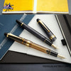Pilot Custom 823 Fountain Pen in Smoke - With Amber color pen image