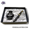 Pilot Custom 823 Fountain Pen in Smoke - Packaging with free Namiki 70ml Black ink image