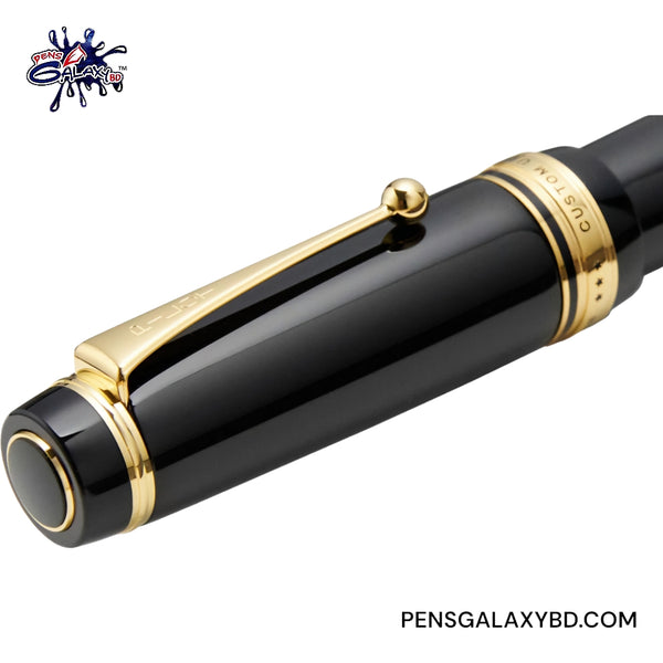Pilot Custom Urushi Fountain Pen - Black - Cap detailed image