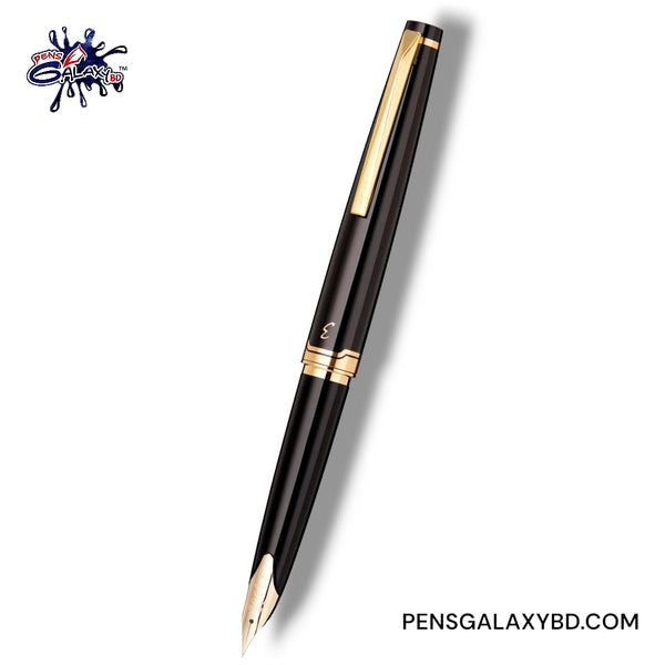 Pilot E95s Fountain Pen - Black - Front image