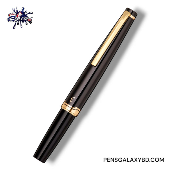 Pilot E95s Fountain Pen - Black - Top image