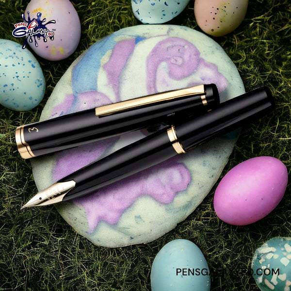 Pilot E95s Fountain Pen - Black - Outdoor image