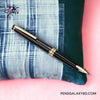 Pilot E95s Fountain Pen - Black - On a pillow image