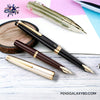 Pilot E95s Fountain Pen - Black - With Burgundy image