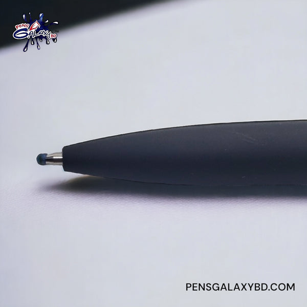 Pilot Explorer Ballpoint Pen Matte Black - Front close-up image