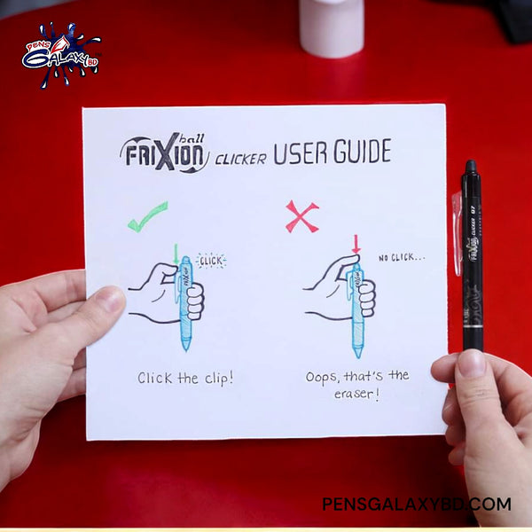 Pilot Frixion Clicker Black - New clicking system Image