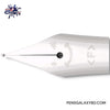 Pilot Kakuno Fountain Pen - Gray - Nib image close-up