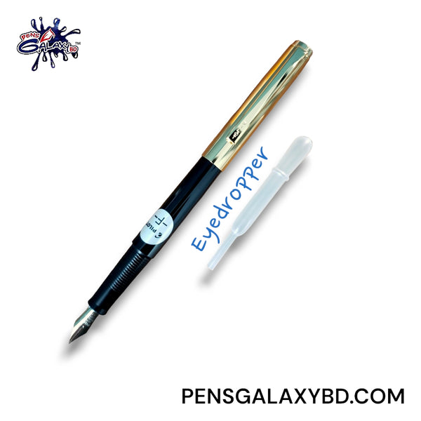 Pilot Tank Fountain Pen - Black - With eyedropper image