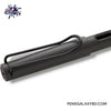 LAMY Safari Charcoal Black Fountain Pen - Cap detail image