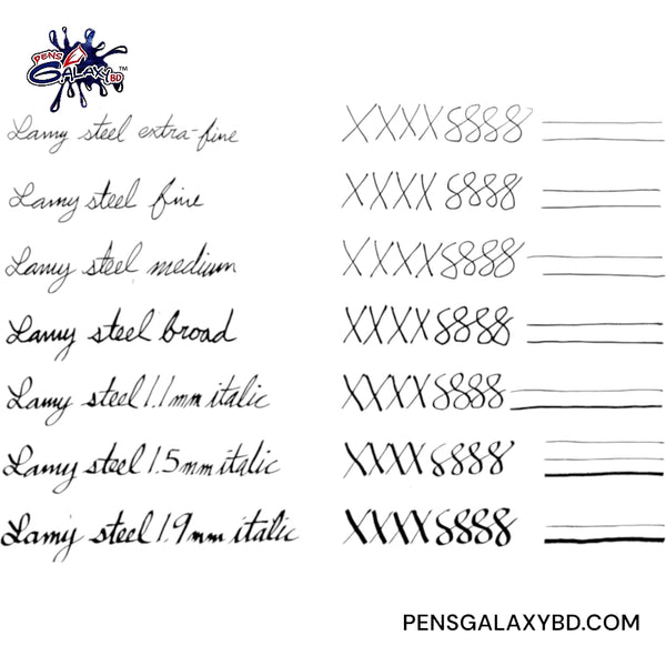 LAMY Safari Fountain Pen - Violet Blackberry (special edition) - Writing Sample image