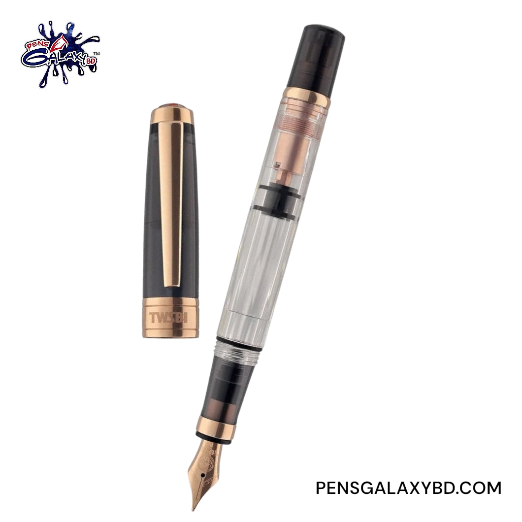 TWSBI Diamond 580 Fountain Pen Smoke RoseGold II - Main Image