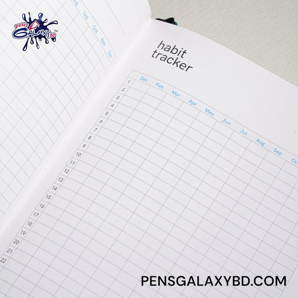 Endless Regalia Daily Planner 2024 - Black