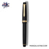 Pilot Justus 95 Fountain Pen - Black/Gold - Top image