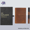 Endless Explorer A5 Refillable Leather Journal - Brown