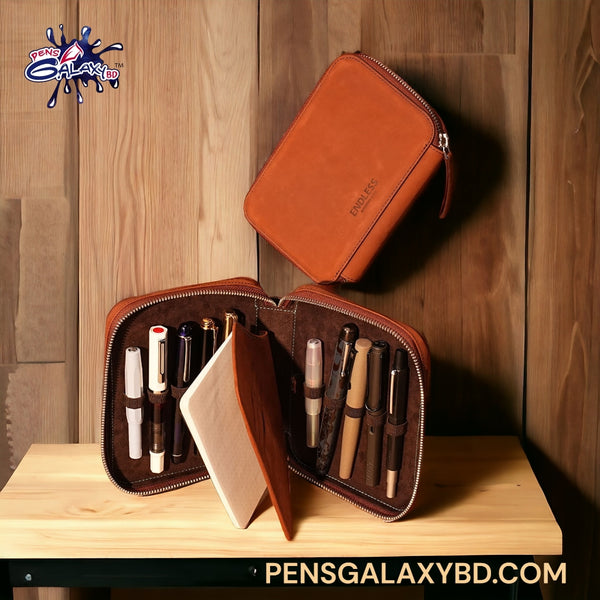 Endless 10-Pen Companion Pouch - Brown
