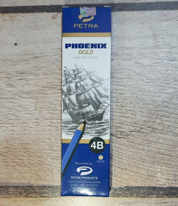 PETRA Phoenix Graphite Pencil - 4B (Box of 12)