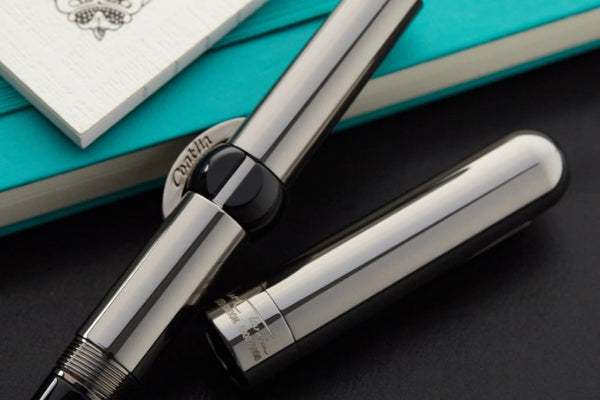 Conklin USA Mark Twain Crescent Filler Fountain Pen - Gunmetal (Limited Edition)