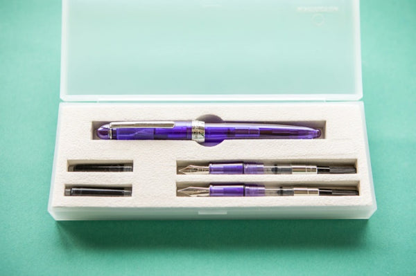 Monteverde Monza 3 Fountain Pen Gift Set - Purple