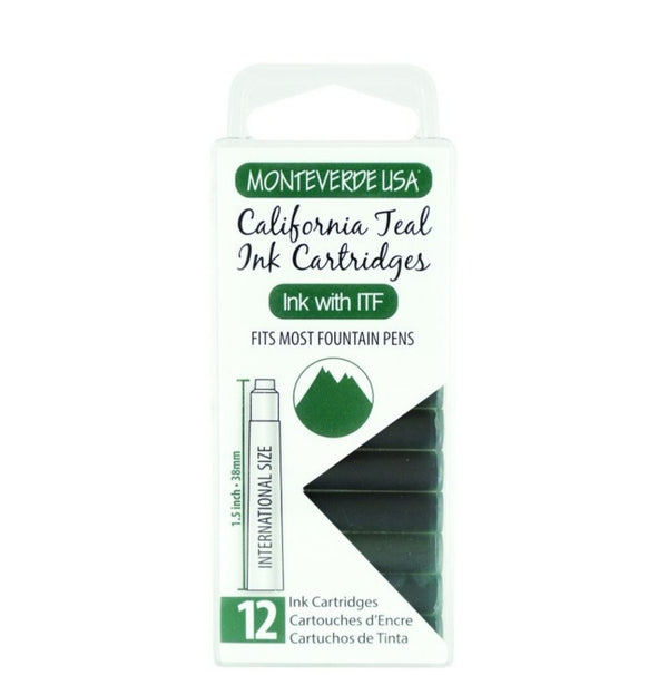 Monteverde USA Core International Short Ink Cartridges - Pack of 6