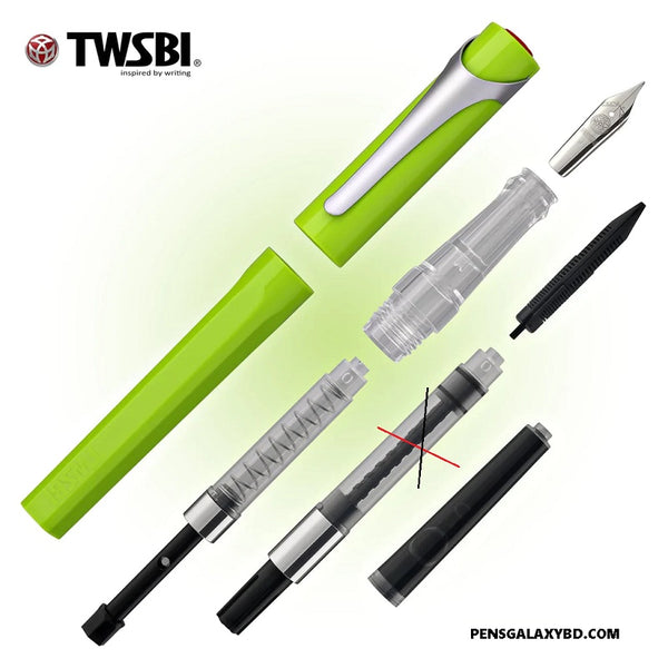 TWSBI SWIPE Fountain Pen - Pear Green