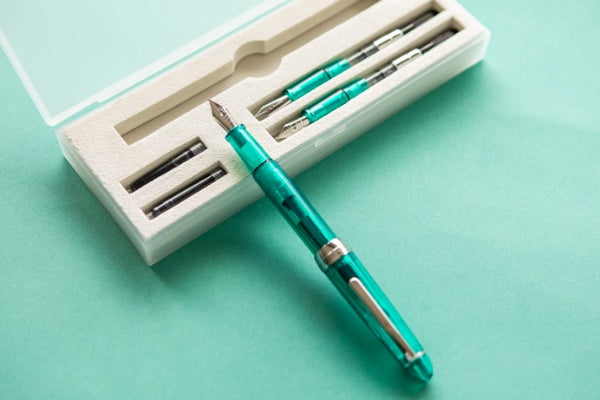 Monteverde Monza 3 Fountain Pen Gift Set - Teal