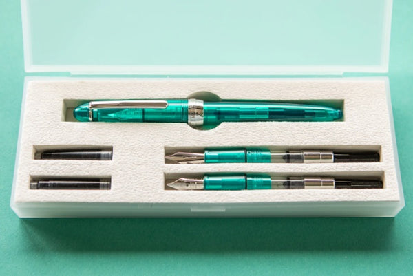 Monteverde Monza 3 Fountain Pen Gift Set - Teal