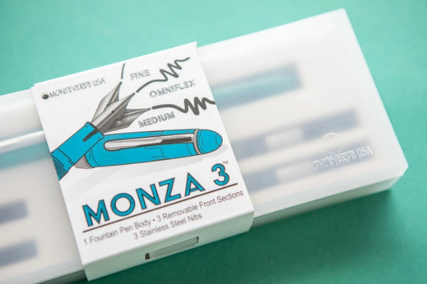 Monteverde Monza 3 Fountain Pen Gift Set - Teal