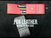 Leather Pen Case for 3 pens – PGB Vermilion