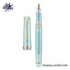 Jinhao 82 Fountain Pen - Lake Baikal Blue - Uncapped Front Image