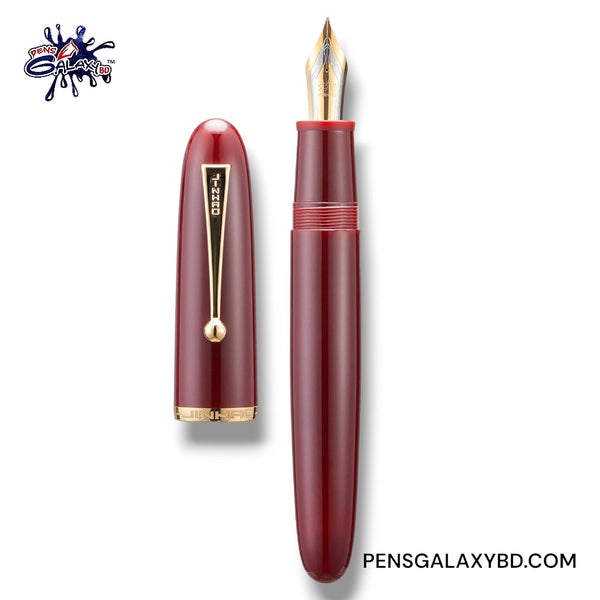 Jinhao 9019 Dadao Fountain Pen - Wine Red
