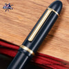 Jinhao X159 Fountain Pen - Black - Cap close-up image