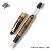 Pilot Custom 823 Fountain Pen in Amber - Piston Image