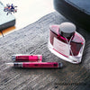 Pilot Custom 74 Fountain Pen - Merlot - With Pilot Iroshizuku ink on a carpet image