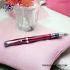 Pilot Custom 74 Fountain Pen - Merlot - On a pink pillow image